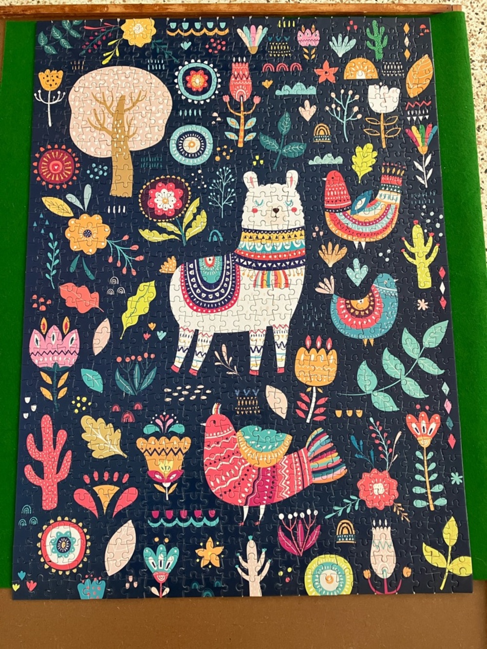 Havana Nights Whimsical Llama Dreams Multicolored 1000 Piece Jigsaw Puzzle